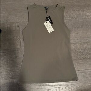 NWT Express sleeveless beige top
